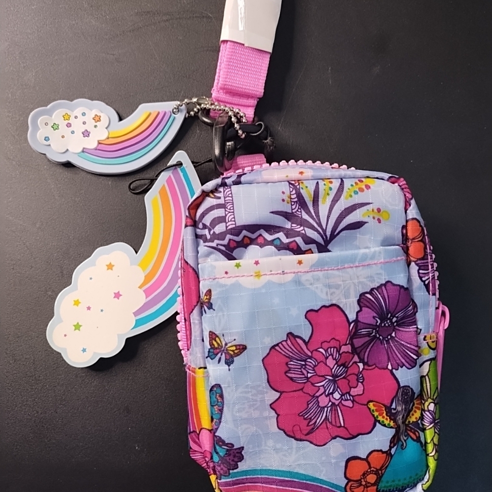 Paper Chase Media Storage Case Bag Straps Magic Rainbow Themed